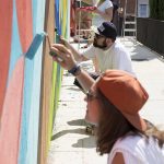 La Universidad Nebrija y el colectivo Boa Mistura realizan una intervención urbana en el distrito de Tetuán