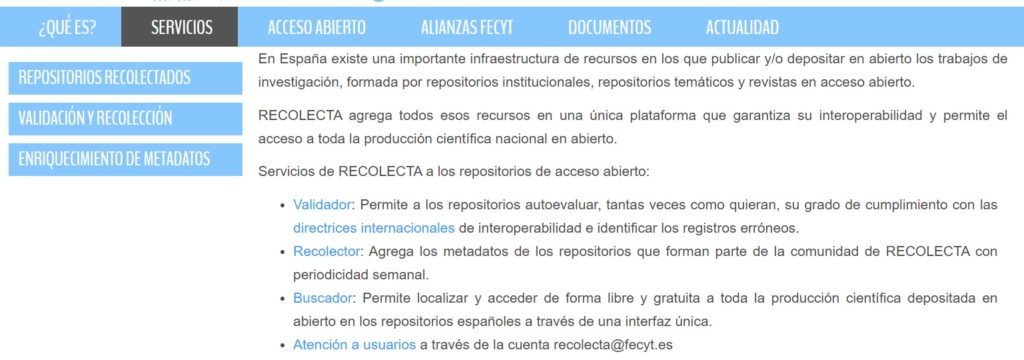 Recolecta: Recolector De Ciencia Abierta - Global Campus Nebrija