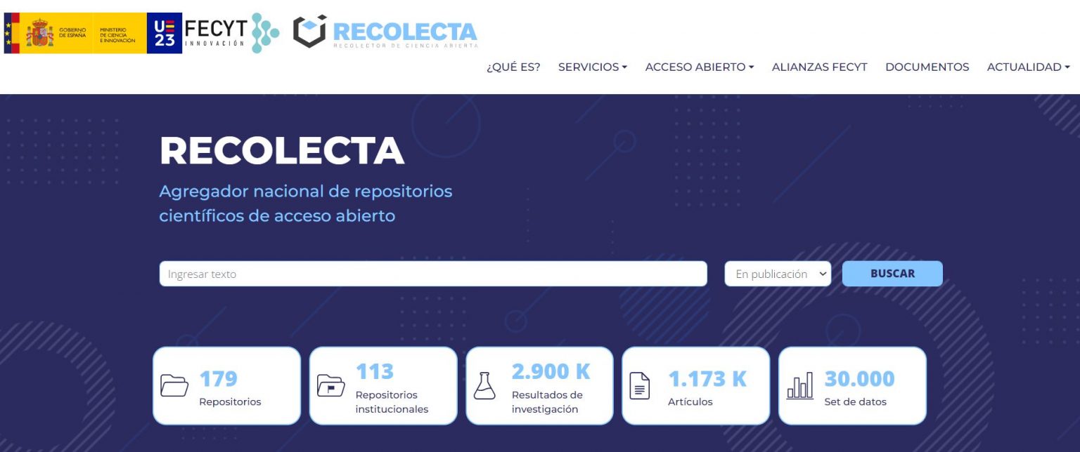 Recolecta: Recolector De Ciencia Abierta - Global Campus Nebrija